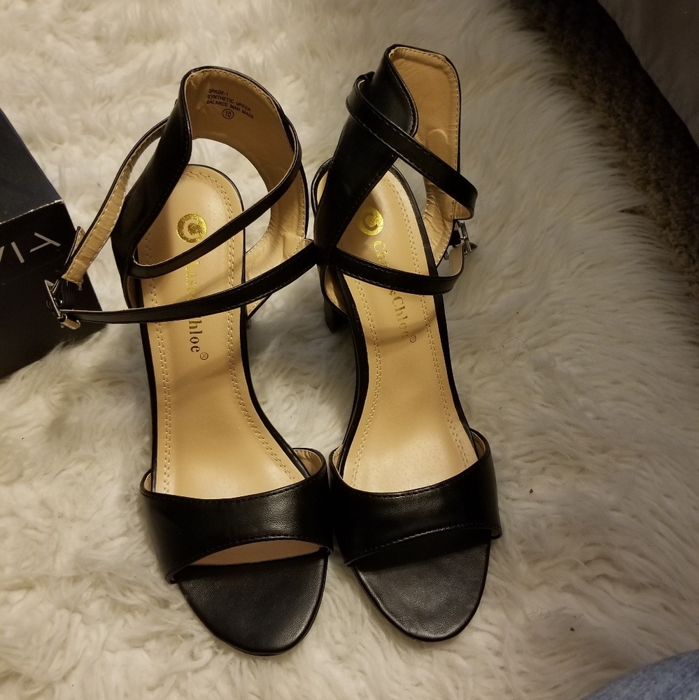 Black heels